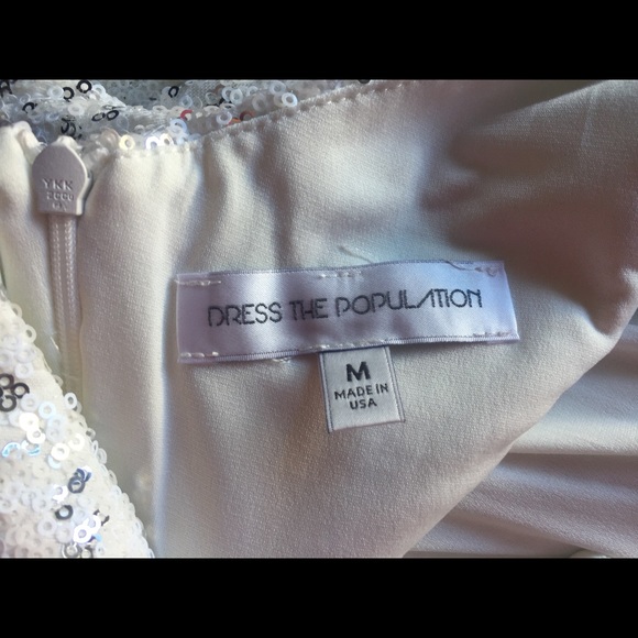 Sequin Skater Mini Dress with Open Back - Picture 8 of 8