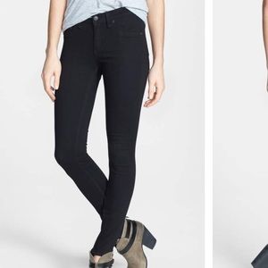 Rag & Bone plush black legging jeans
