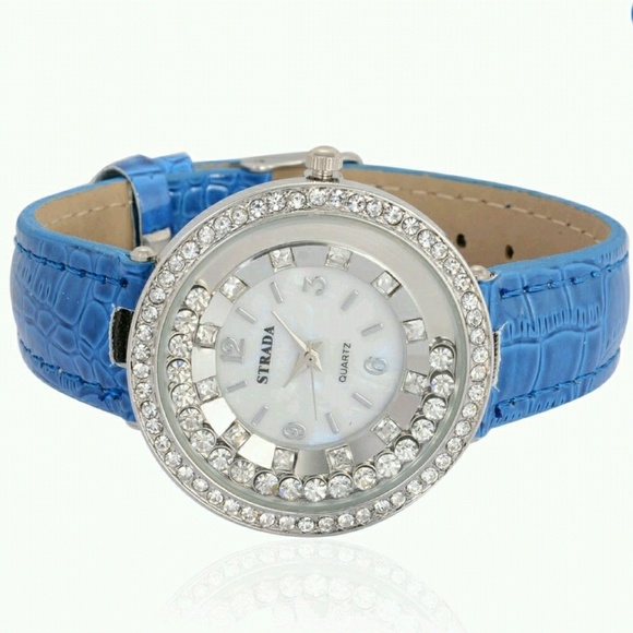 SOLD πHP 10/23πAustrian Crystal Japanese watch - Picture 2 of 4