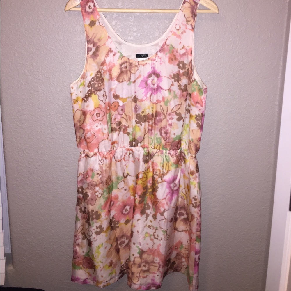 J.Crew Silk Floral Dress