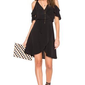 Privacy please little black dress cold shoulder