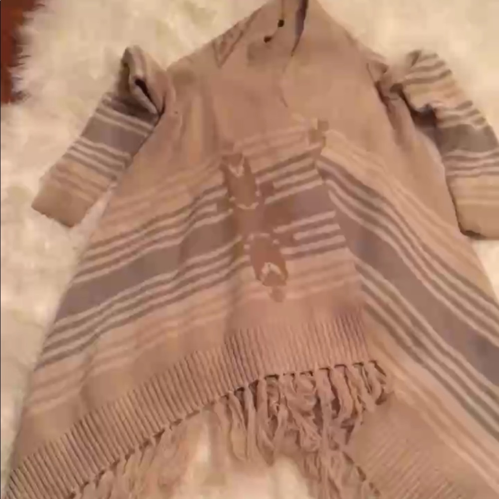 Long Fringed Sweater