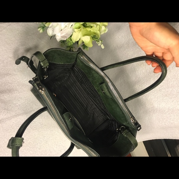 Dark green PRADA bag - Picture 4 of 8