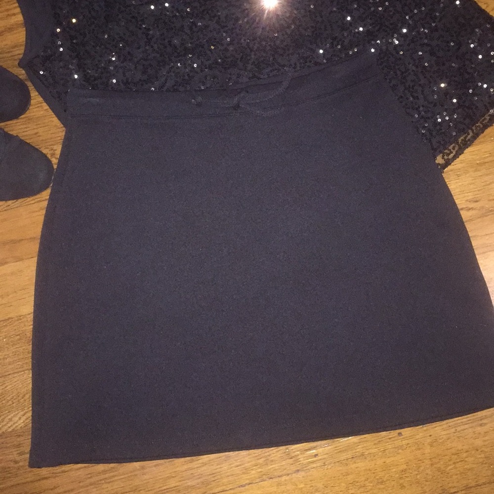 Express Black Mini Skirt