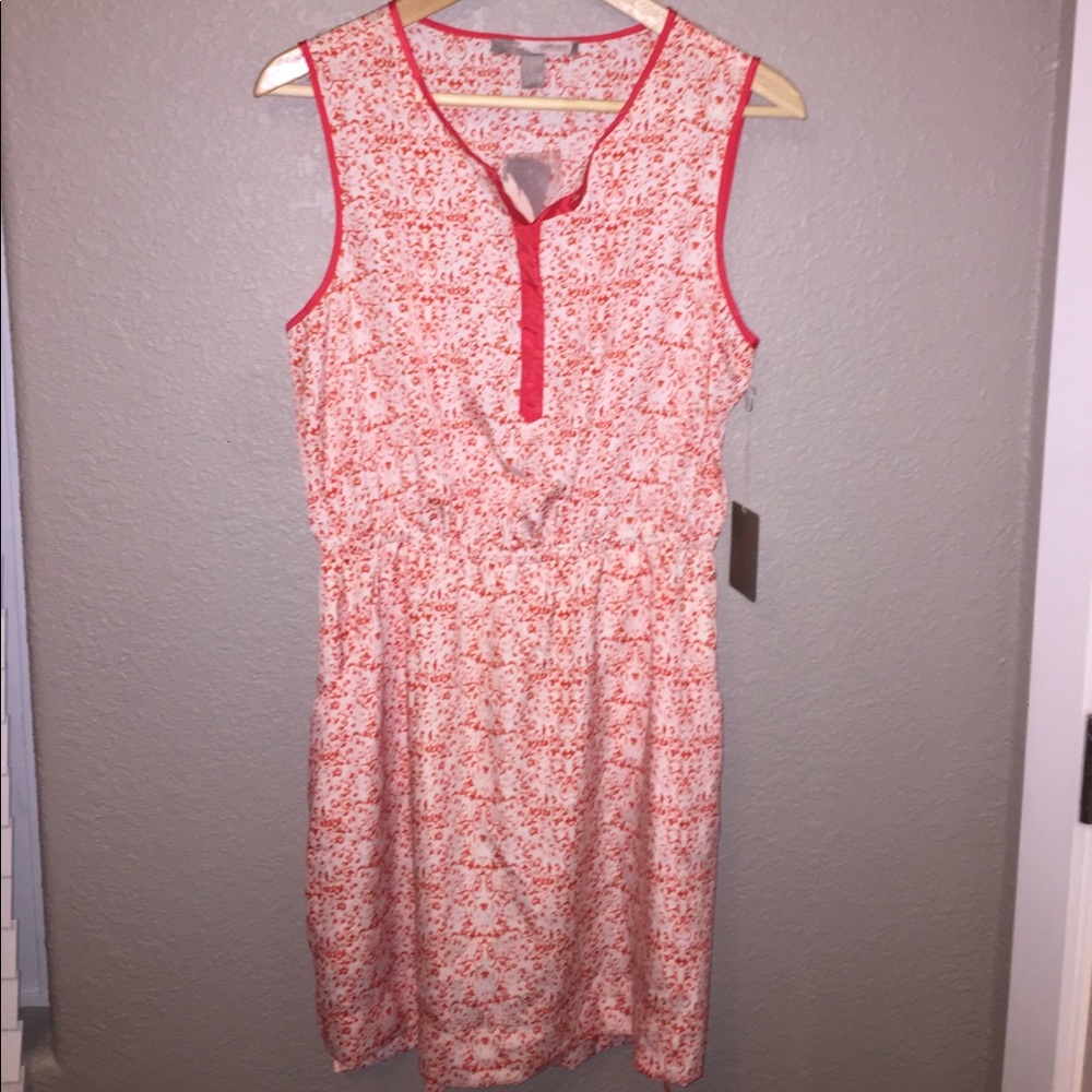 Forever 21 Contemporary Ivory/Red Mini Dress