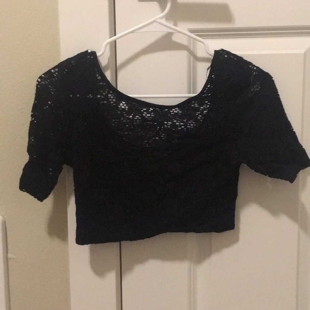 Lace crop top