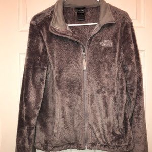 Grey North Face Fleece Jacket