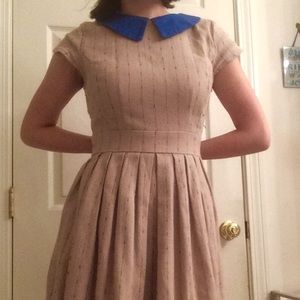 Vintage Inspired Tweed Dress