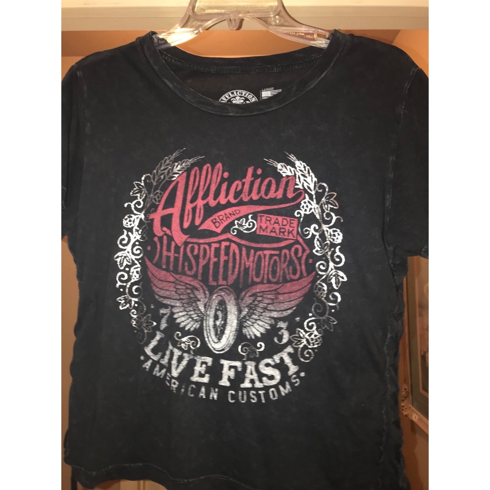 Affliction Crop Top