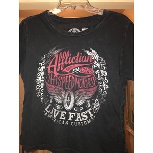 Affliction Crop Top