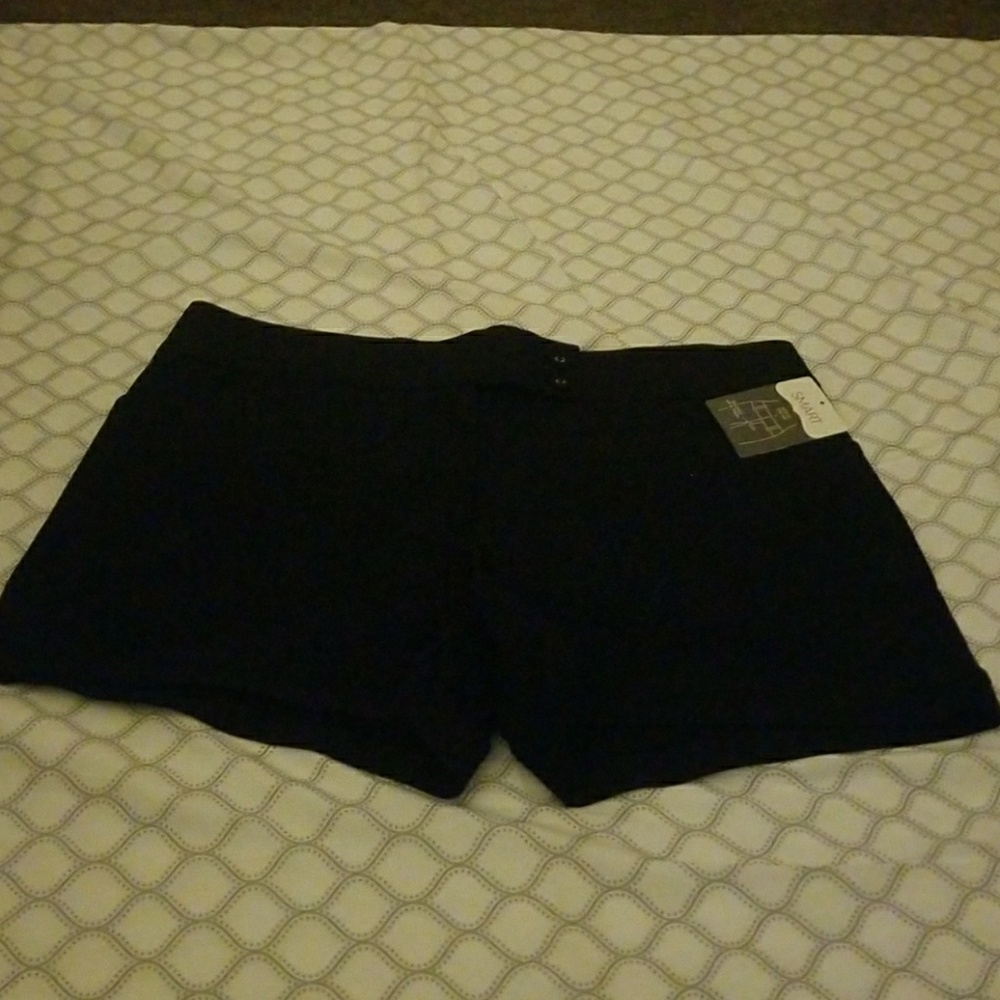 Black dress shorts