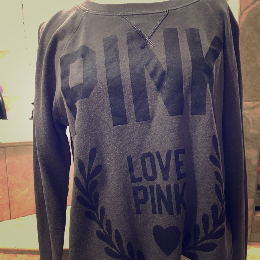 Pink collection crop sweatshirt