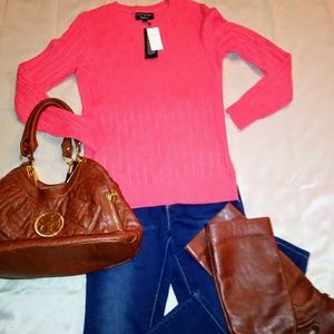 Banana Republic NEW Italian Yarn Cable Sweater