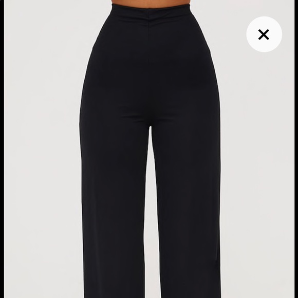 High Waisted Wide Leg Trouser - Picture 2 of 5