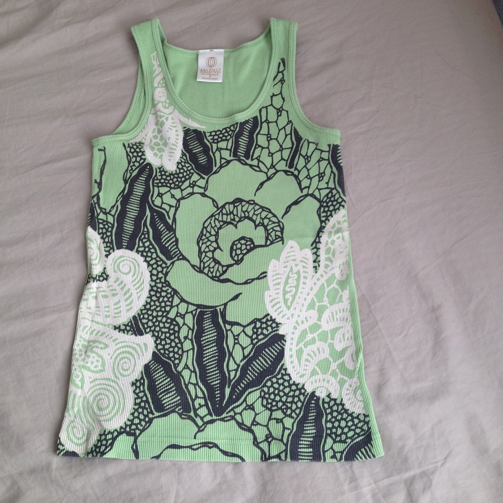 Balance Collection, green tank top