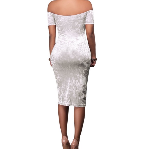 SEXY WHITE COCKTAIL DRESS! - Picture 2 of 2