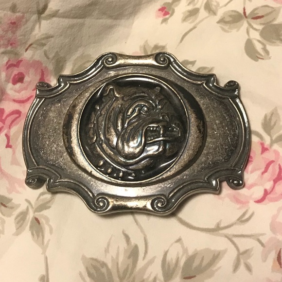 bulldog belt buckle
