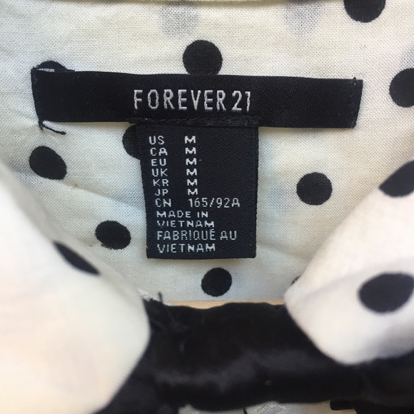 Forever21 pussy bow shirt - Picture 2 of 3