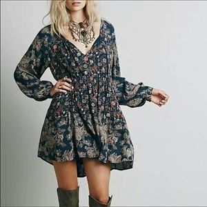 Free people bohemian tunic dress