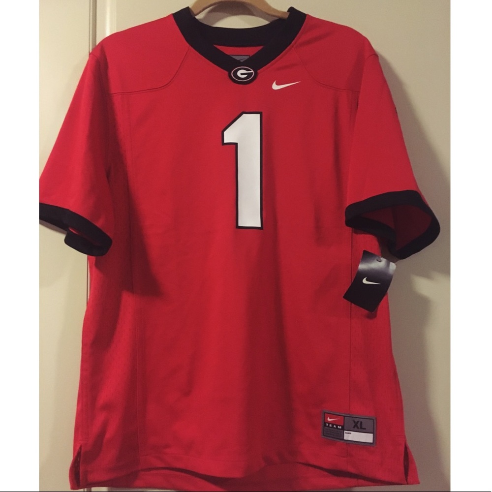 NWT Georgia Bulldogs Football Jersey- Youth XL