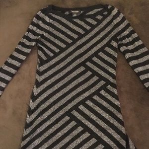 White House Black Market sparkle tunic sweater XS