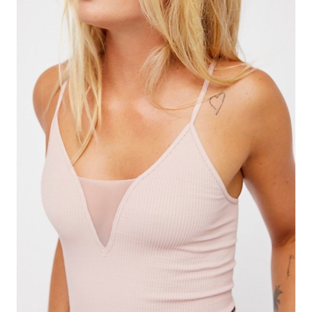 Free People Mesh Inset Tank