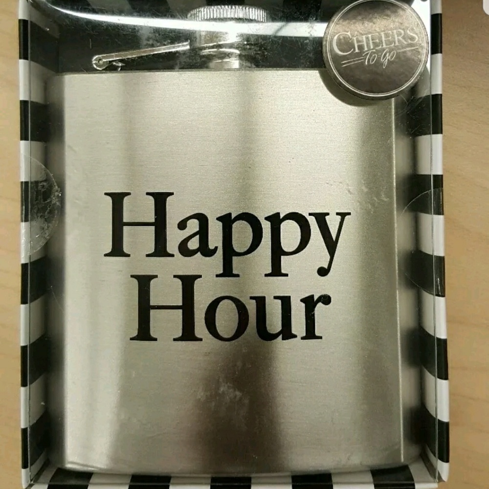 Hip Flask * Siver * New * 6oz