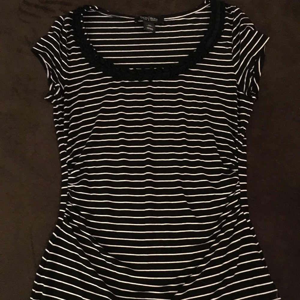 White House Black Market striped tee Size XS