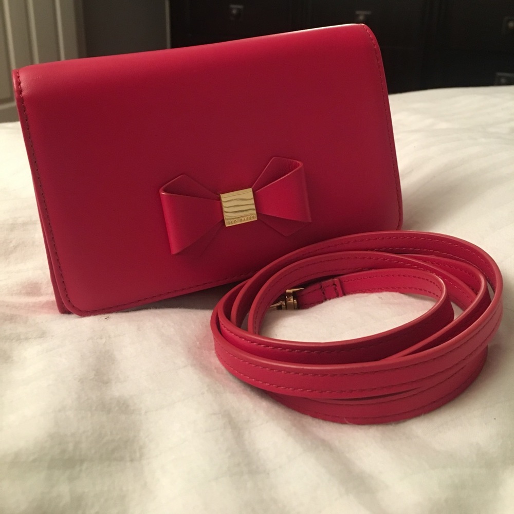 Ted Baker bow crossbody clutch