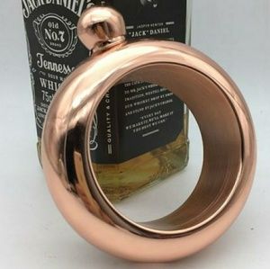 Rose Gold Bangle Bracelet Flask