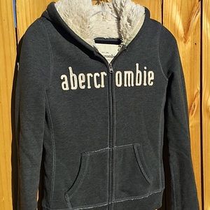 childrens fur lined hoodie