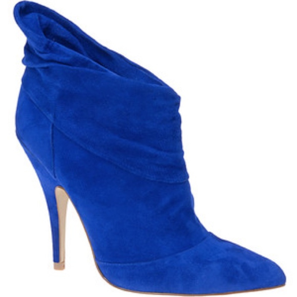 Royal Blue ankle boots
