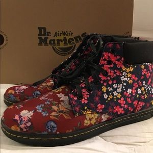 New Dr Martens Floral Canvas Maelly Booties