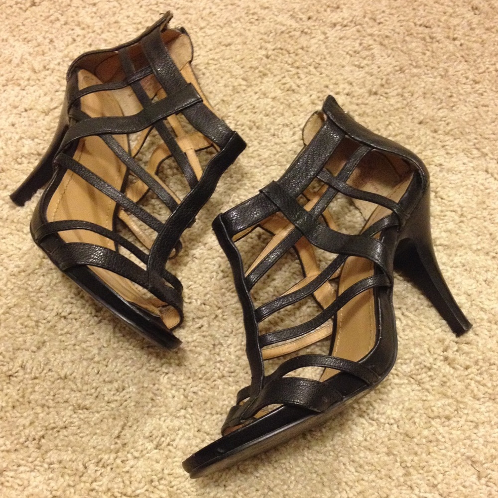DROP! Gone Tomorrow: Nine West cage heels
