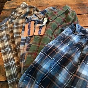 Set of Four Men’s Flannels