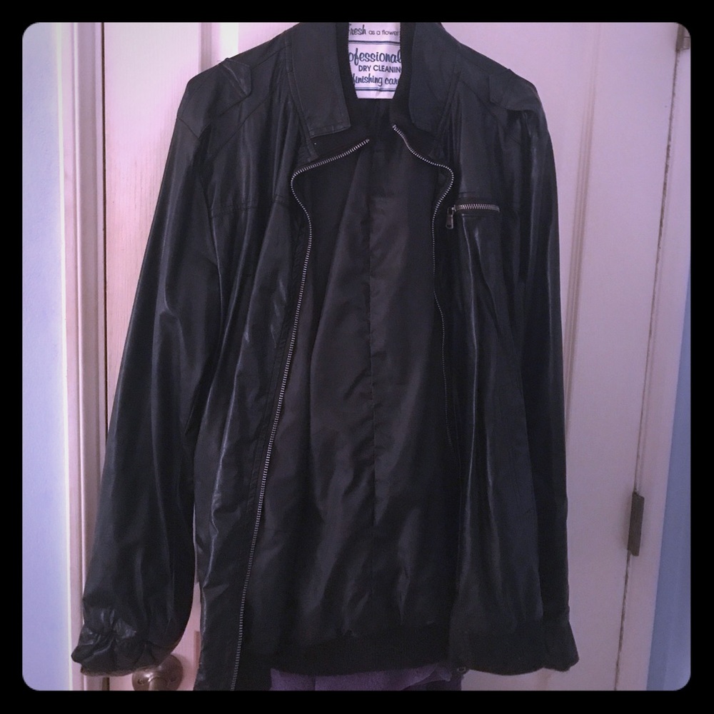 Leather jacket