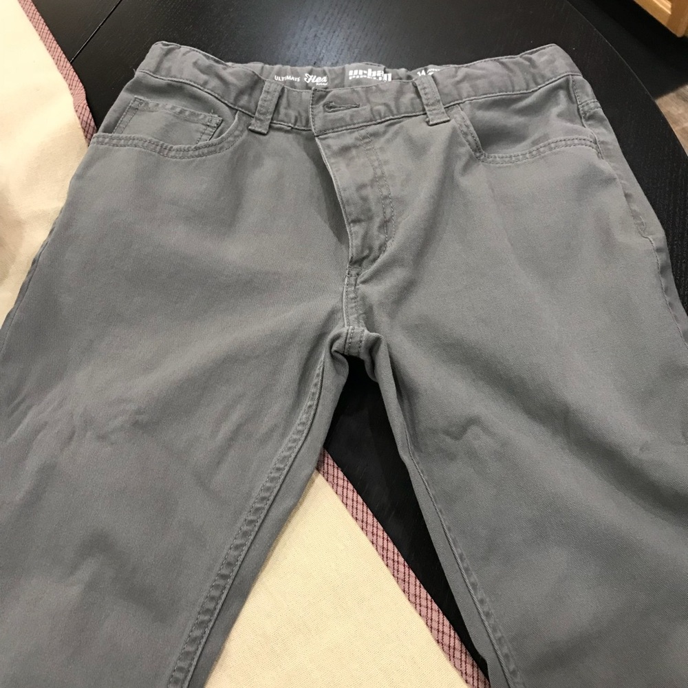 Gray jeans-boys sz14 husky