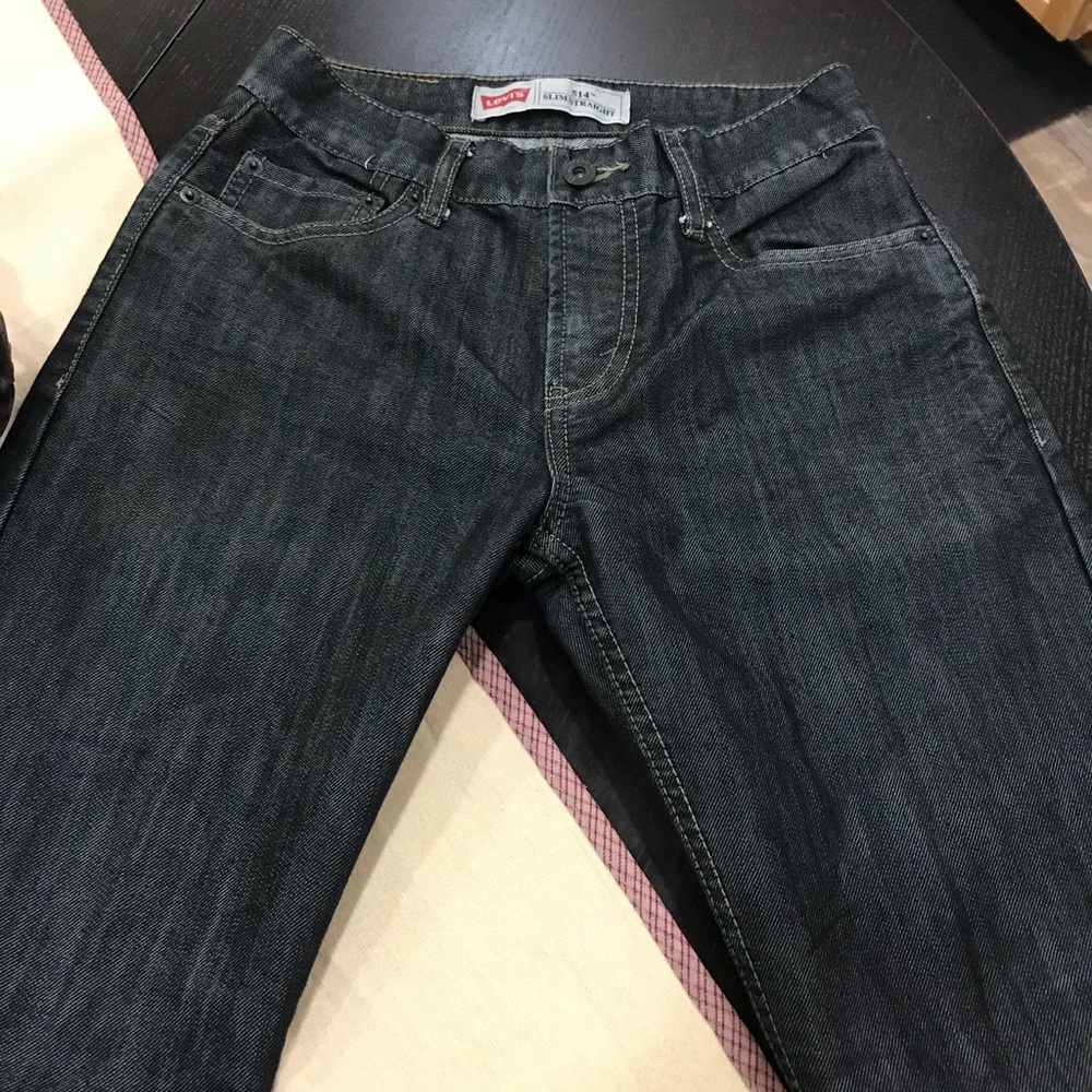 Black jeans- levi’s boys 14 reg