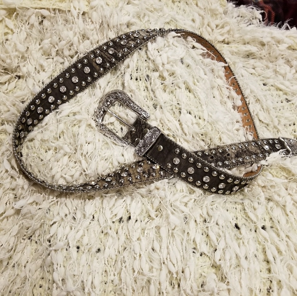 Camo western belt