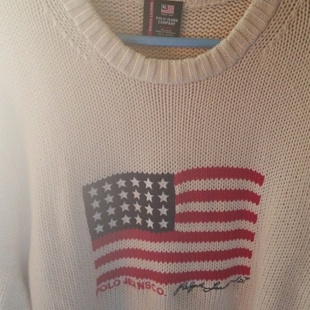 Polo knit sweater