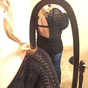 Bebe black sweater size large