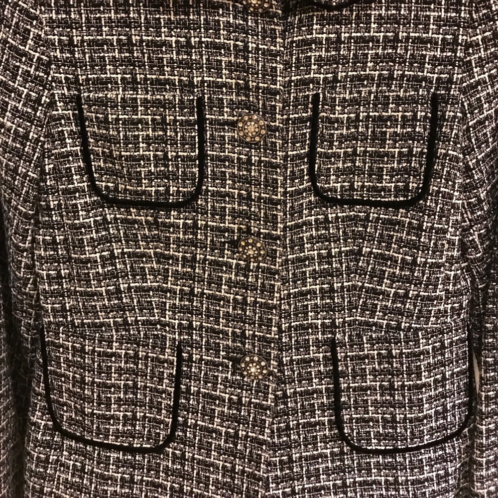 Black & white tweed jacket - Picture 3 of 5