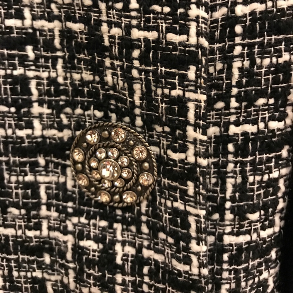 Black & white tweed jacket - Picture 4 of 5