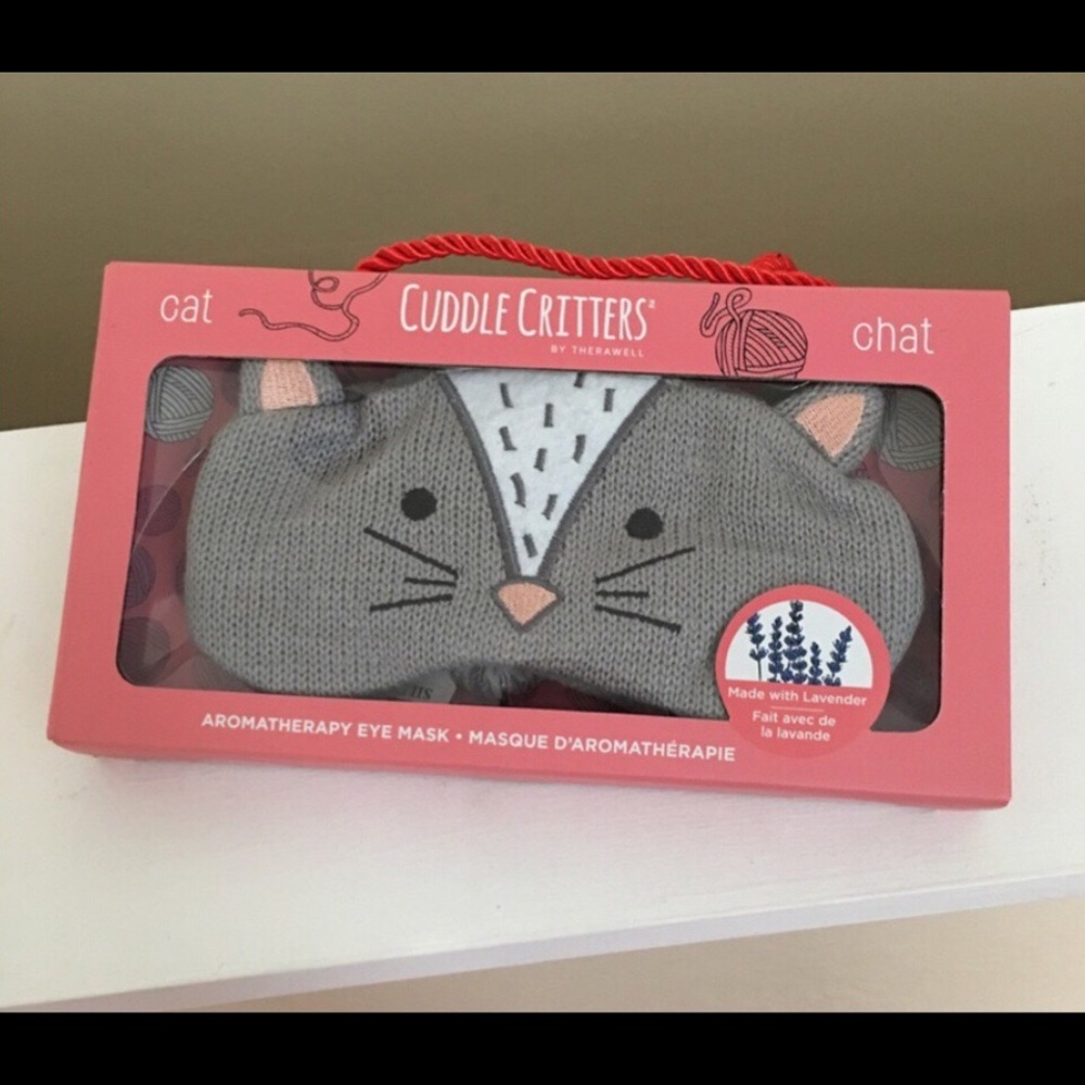 Aromatherapy cat eye mask
