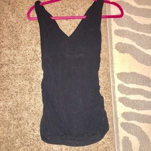 Black tight tank top