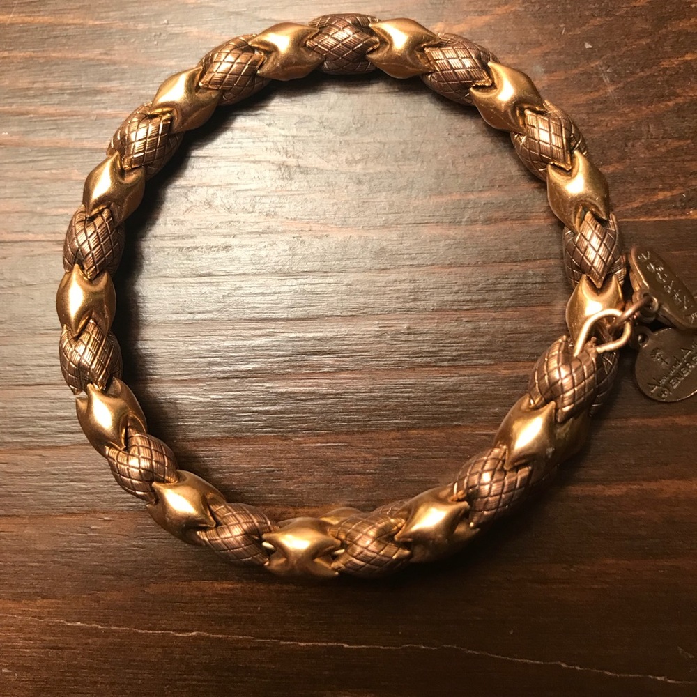 Alex & Ani gold vintage 66 wrap bracelet