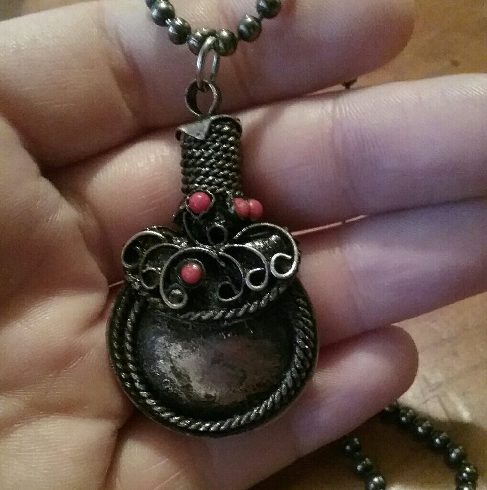 Edgy steampunk necklace