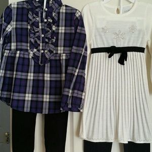 Two 2-piece outfits, sz 4