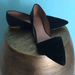 Madewell D'orsay Black Flat Sz 9
