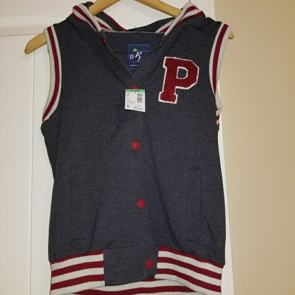 Varsity style vest